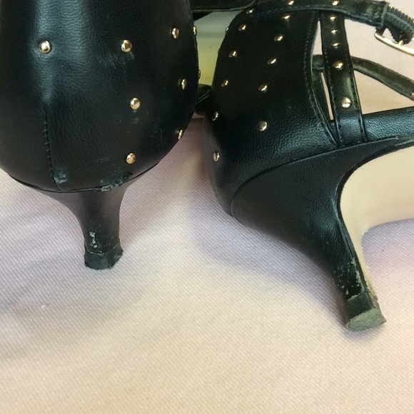 FINAL SALE PRICE Nanette Lepore 7M Studded Kitten Heels - Picture 5 of 5